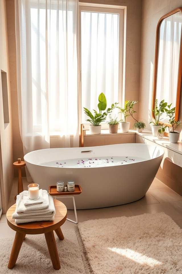 spa like bathroom atmosphere essentials