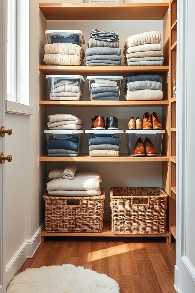 stackable containers maximize space