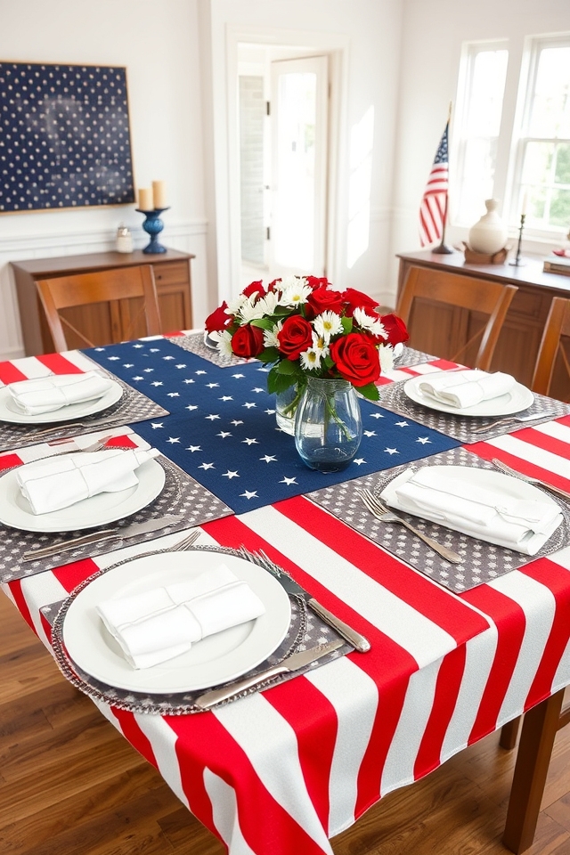 stars and stripes tablecloth