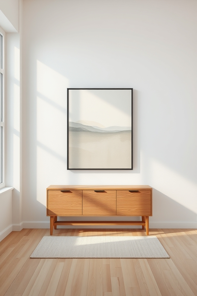 statement piece and space