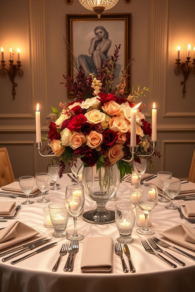 stunning floral arrangement centerpiece