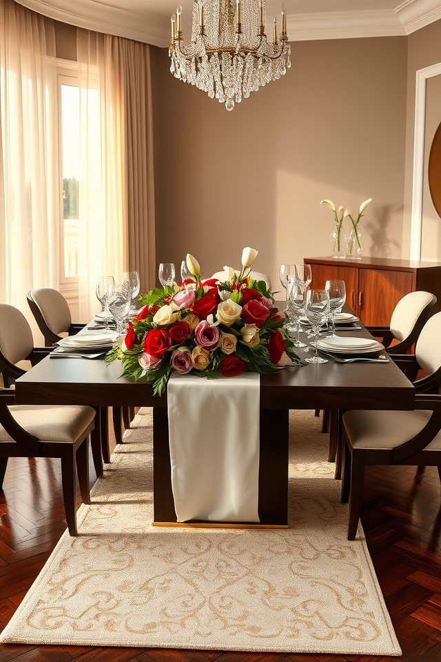 stunning seasonal floral centerpiece