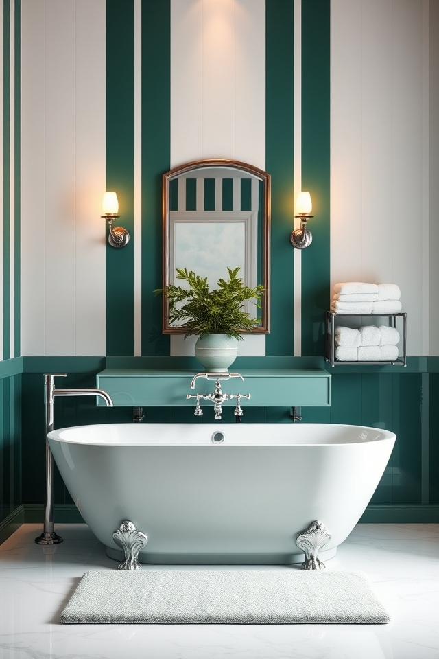 stylish bold stripe design