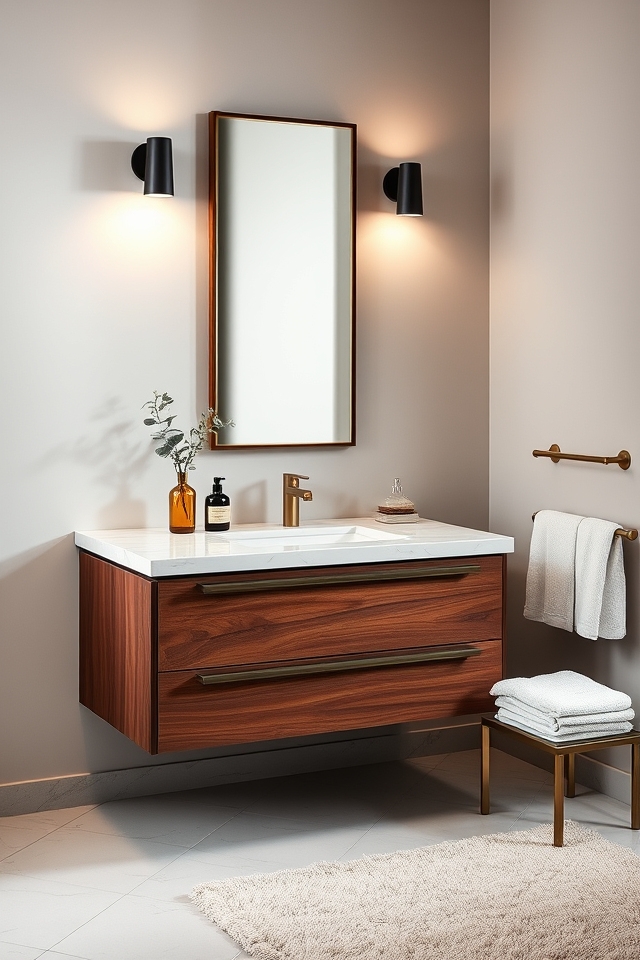 stylish functional bathroom vanities