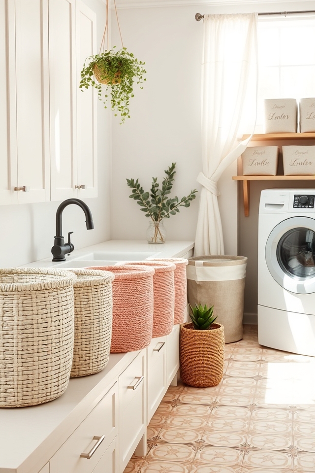 stylish laundry organization solutions
