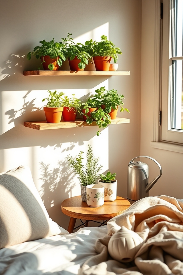stylish mini herb garden