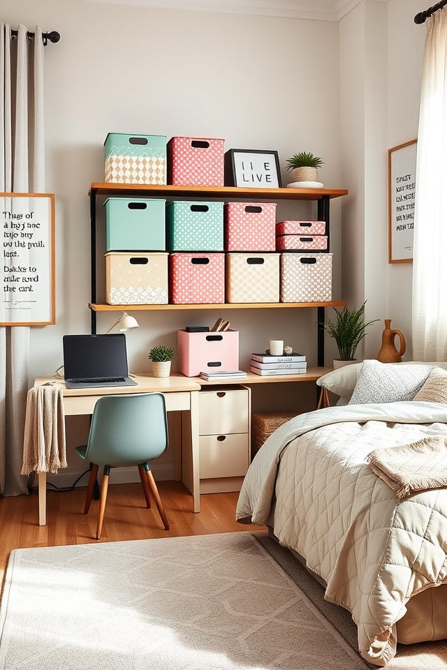 stylish organizational storage bins