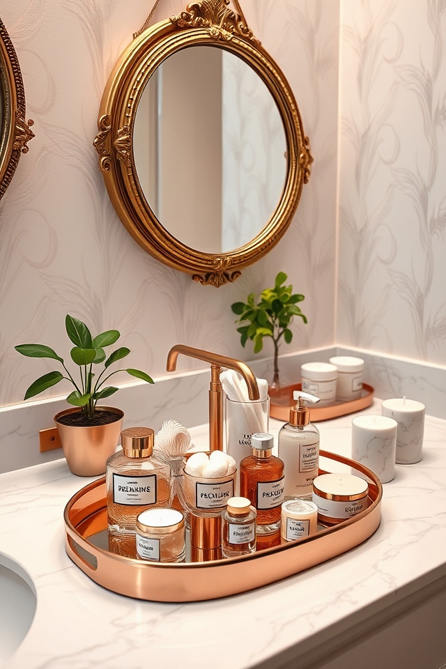 stylish salon vanity accessories