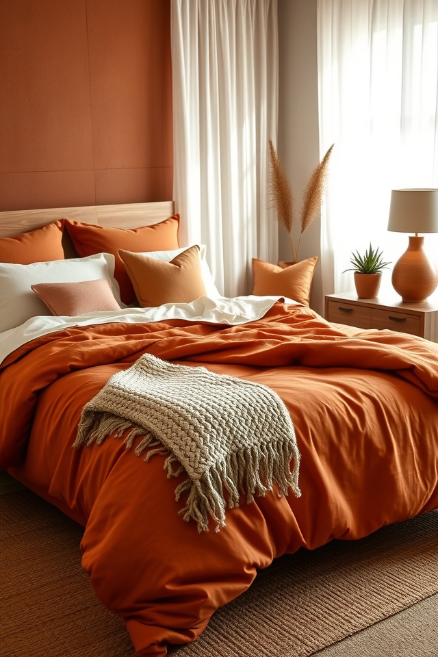 terracotta bedding for warmth