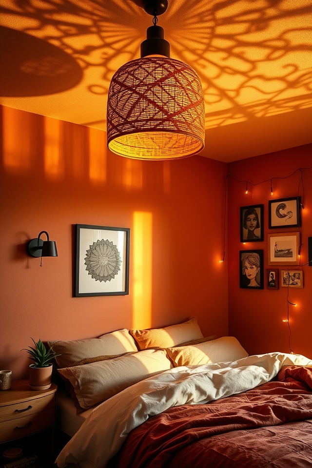 terracotta themed cozy illumination
