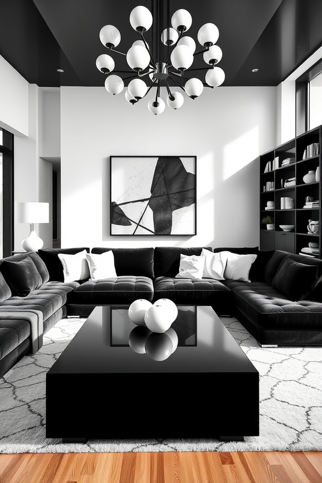 timeless black and white elegance