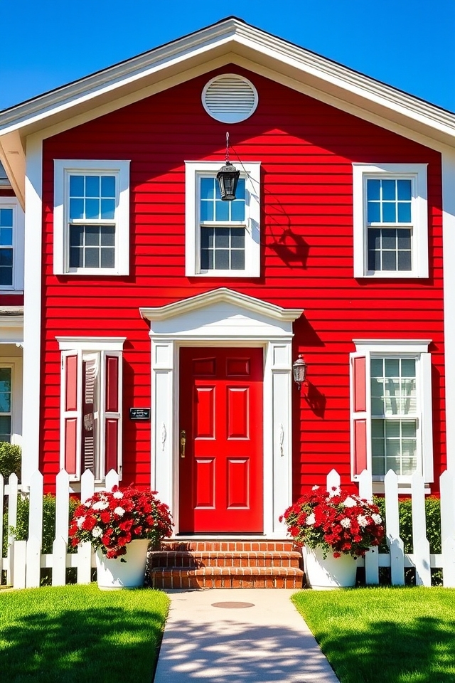 timeless red and white