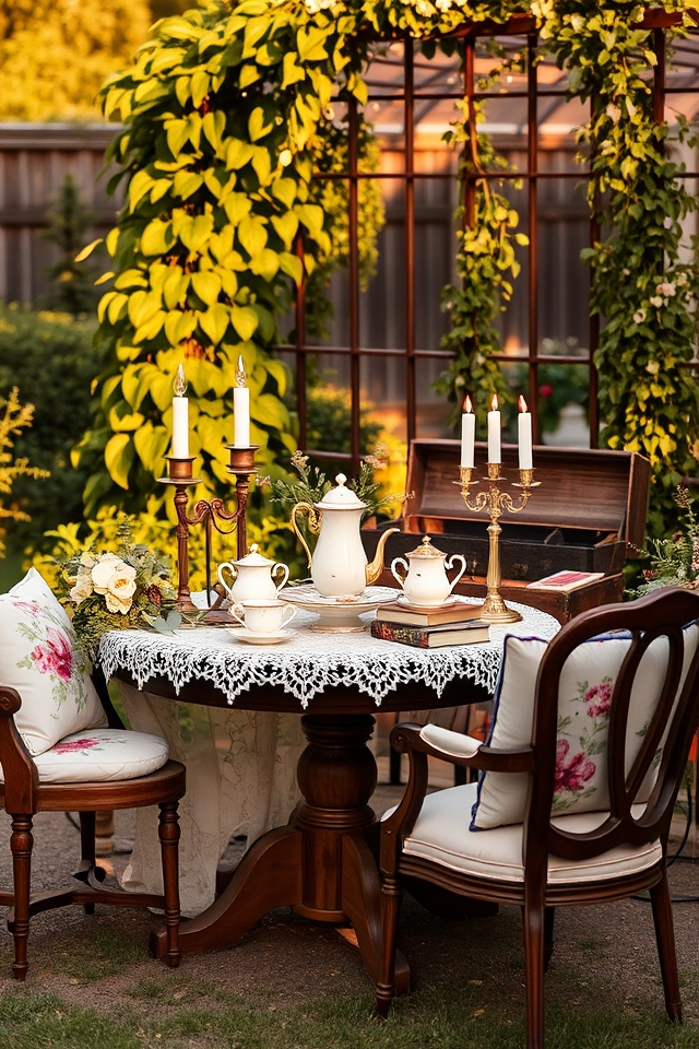 timeless vintage proposal ambiance
