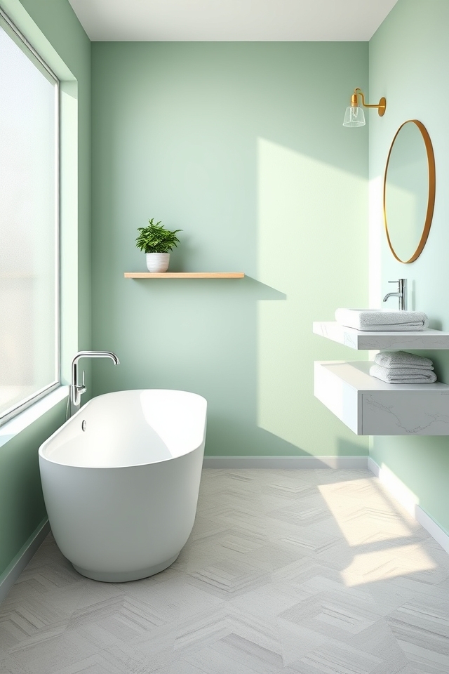 tranquil mint green vibe