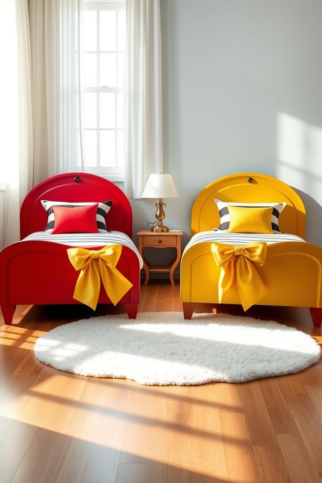 tweedledee tweedledum twin beds