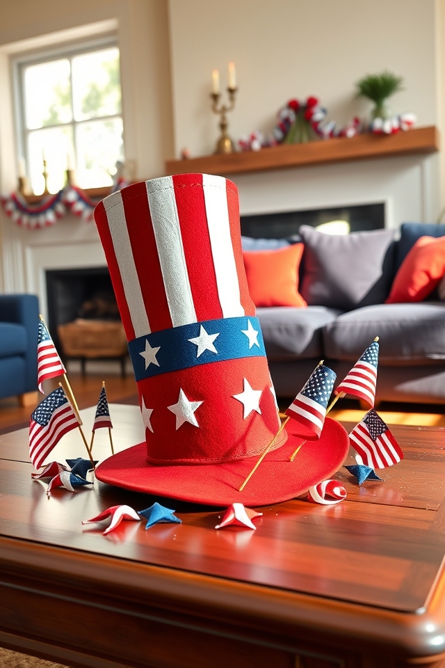 uncle sam hat decorations