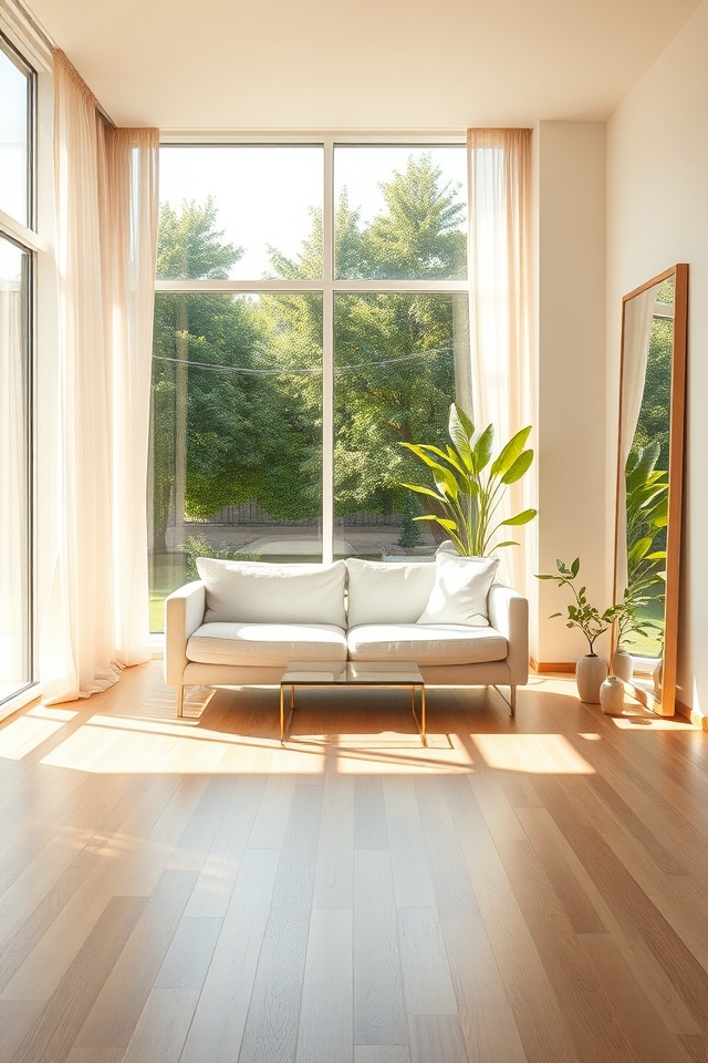 utilize mirrors and windows