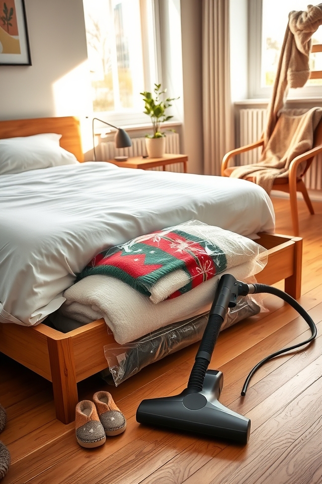 vacuum seal to save space