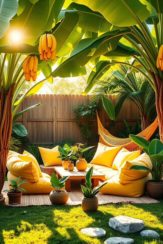 vibrant banana bliss retreat
