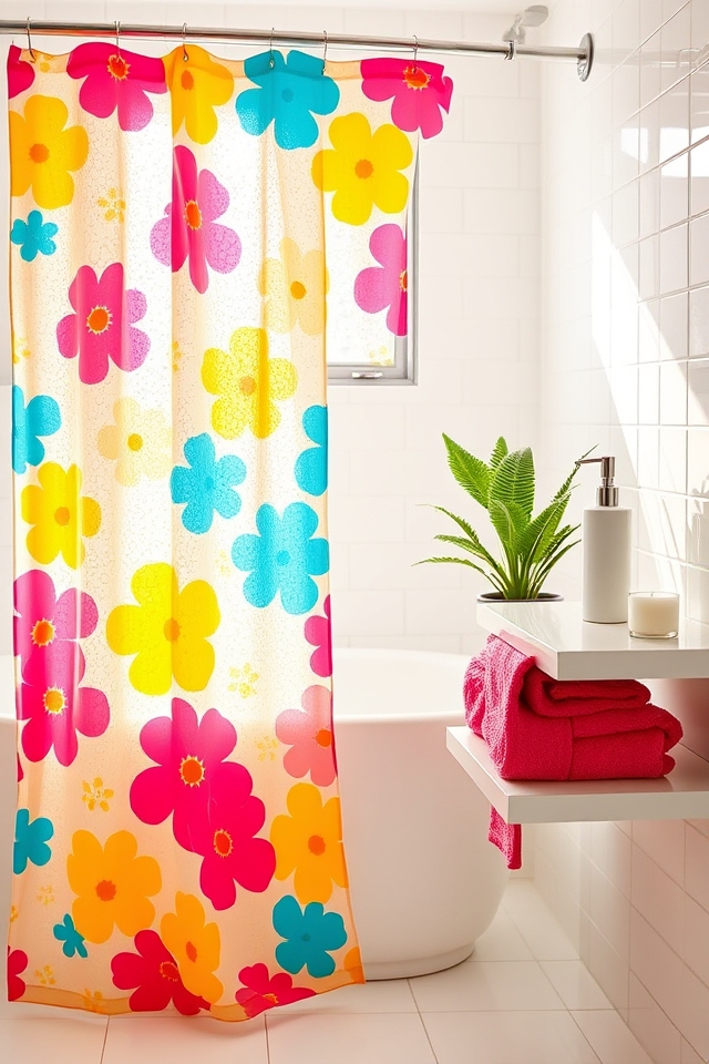 vibrant bathroom decor transformation
