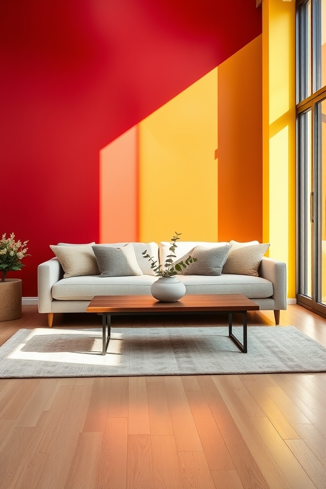 vibrant cherry sunny yellow
