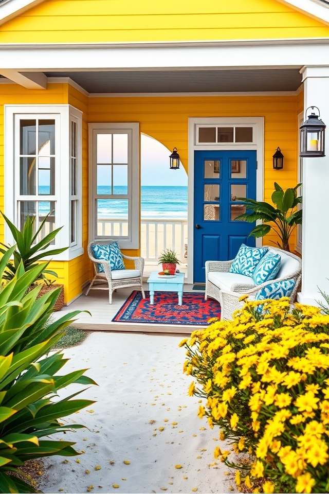 vibrant coastal color palette