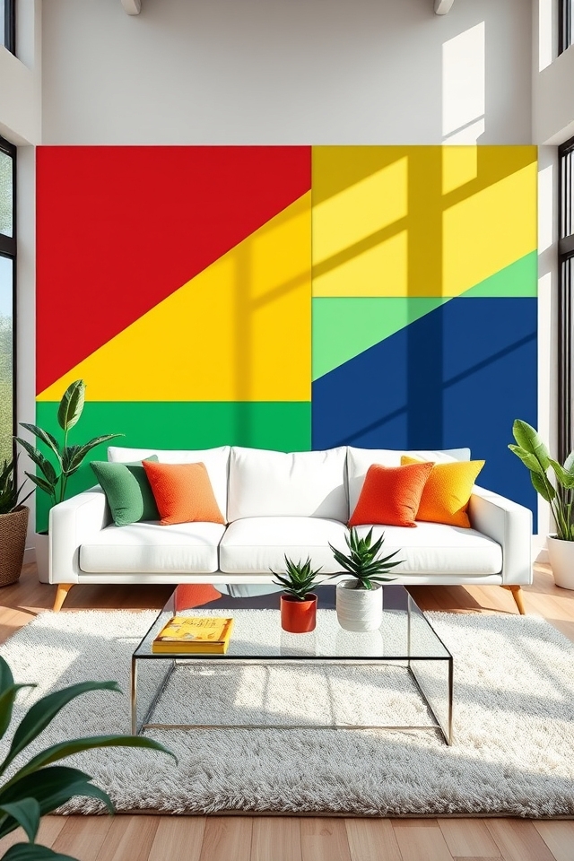 vibrant color blocking techniques