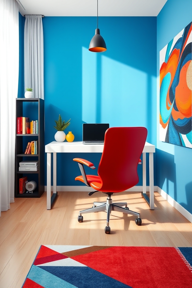 vibrant colors inspire productivity