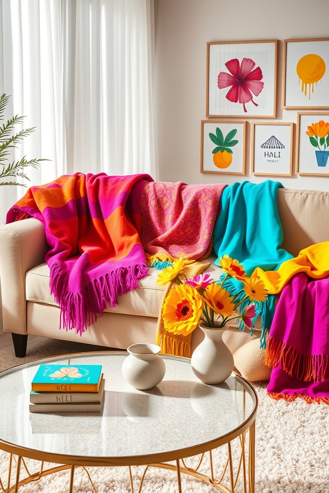 vibrant cozy decorative accents