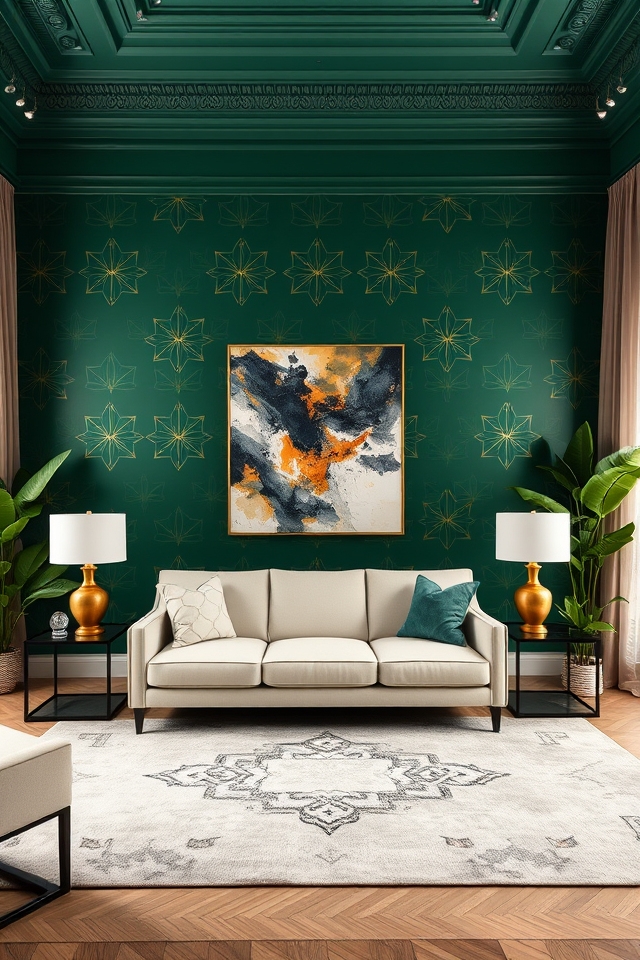 vibrant focal point design