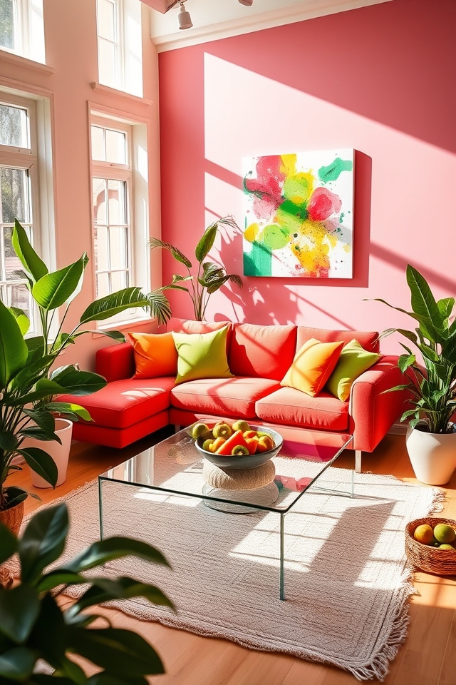 vibrant fruity color scheme