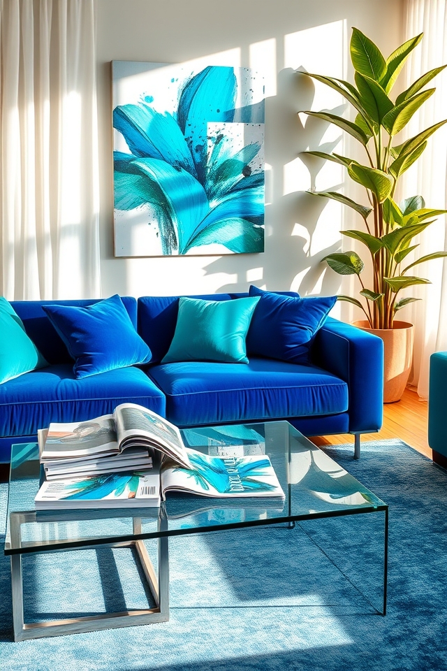 vibrant harmonious color combination