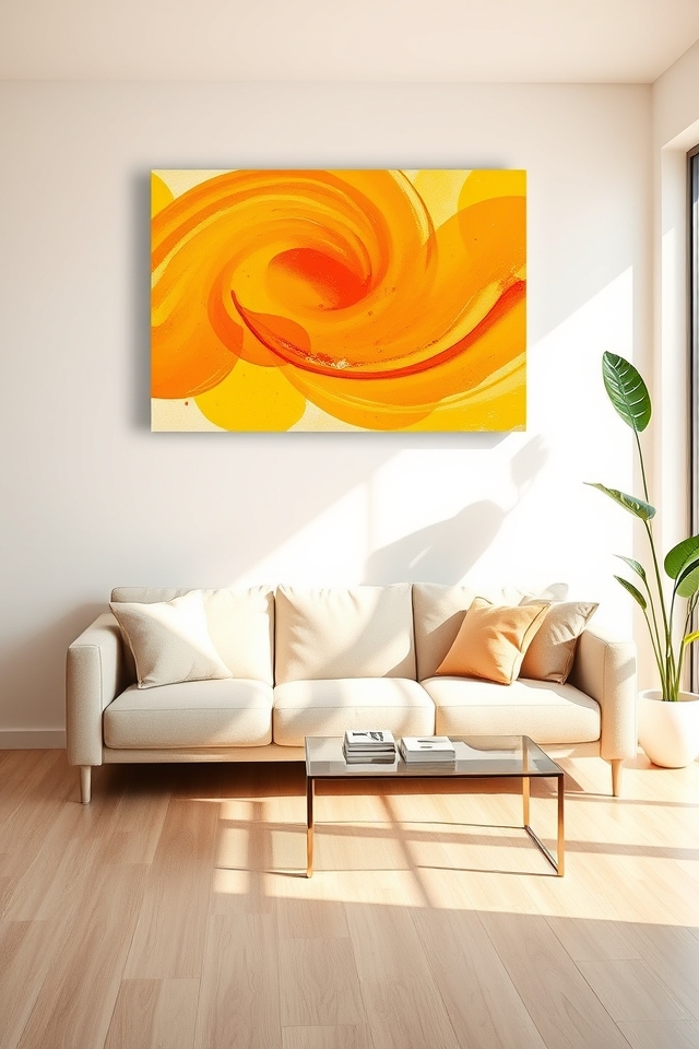 vibrant mango wall art