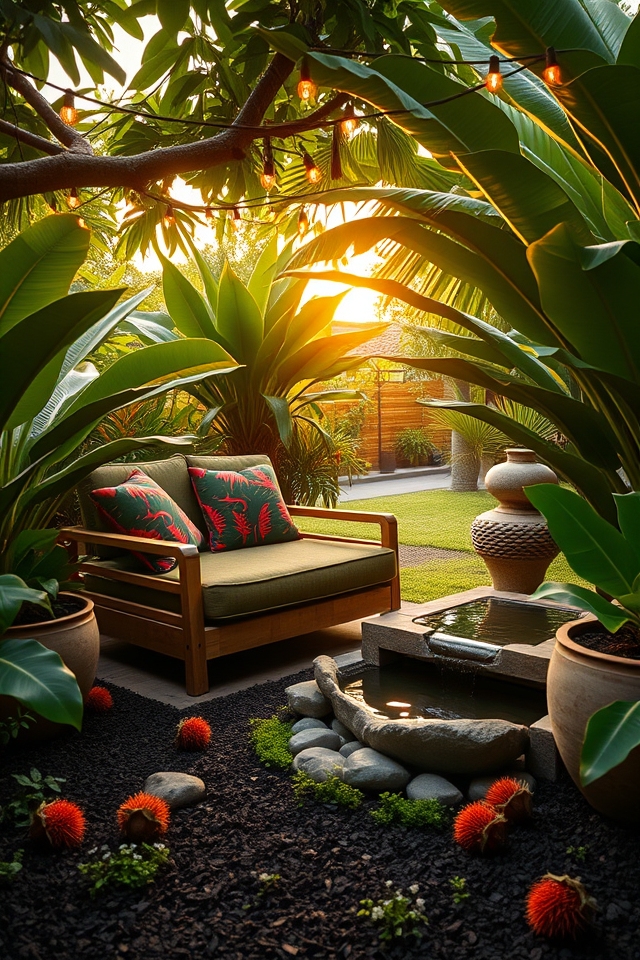 vibrant rambutan jungle retreat