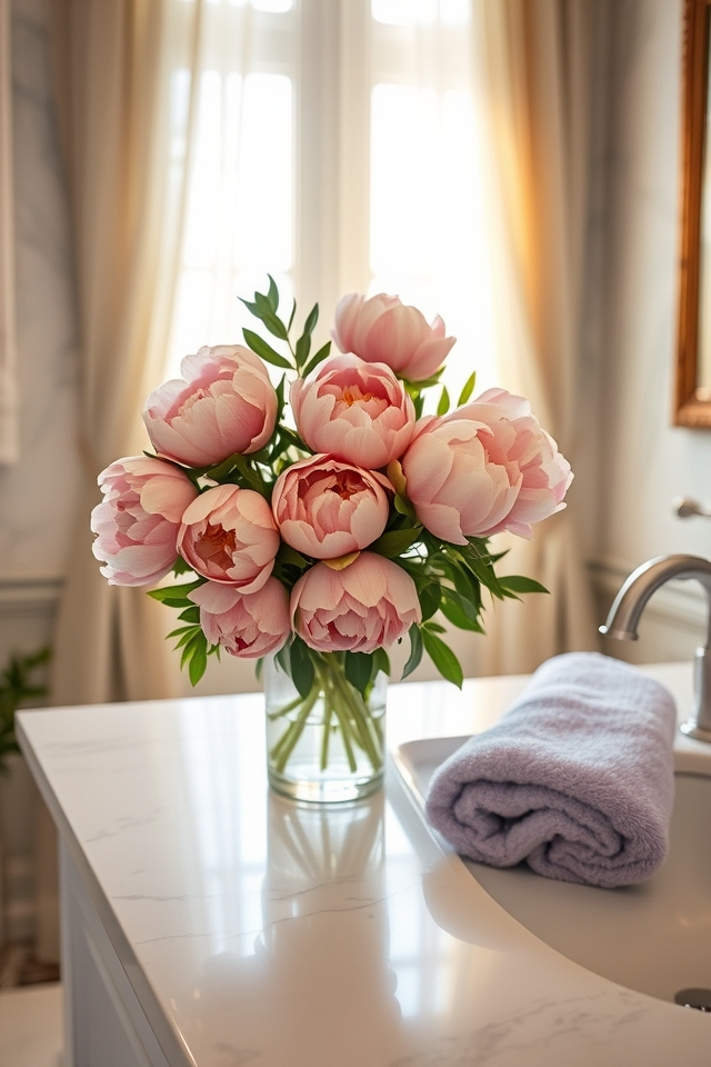 vibrant seasonal floral arrangements