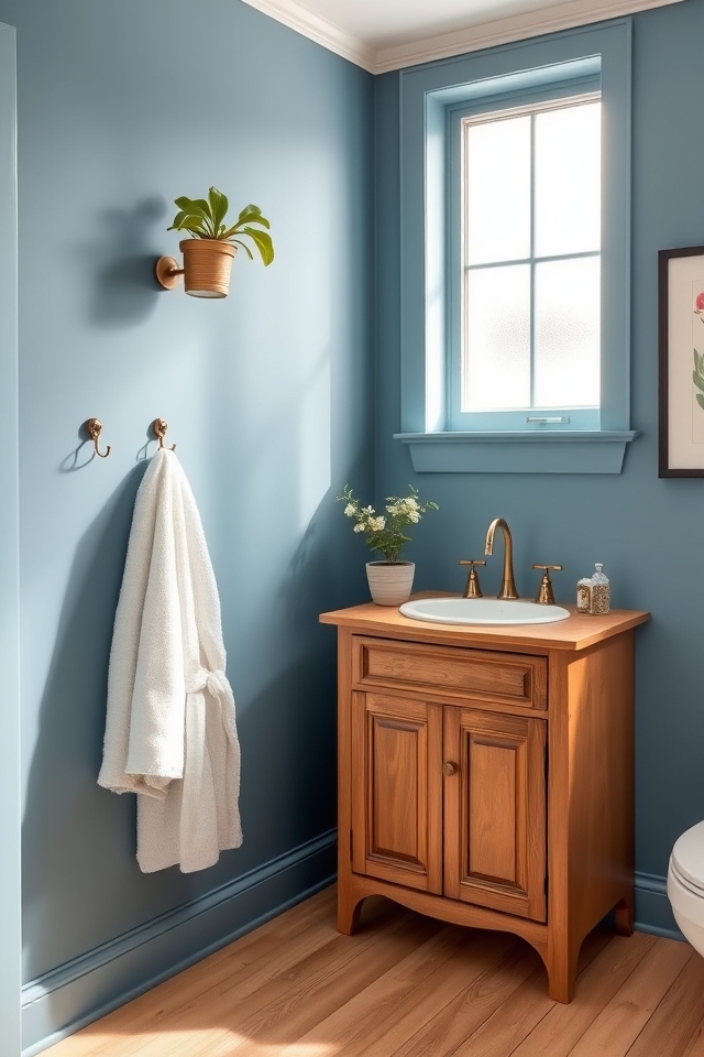 vintage hooks enhance decor