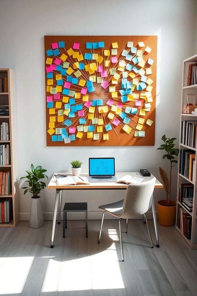visual study organization space