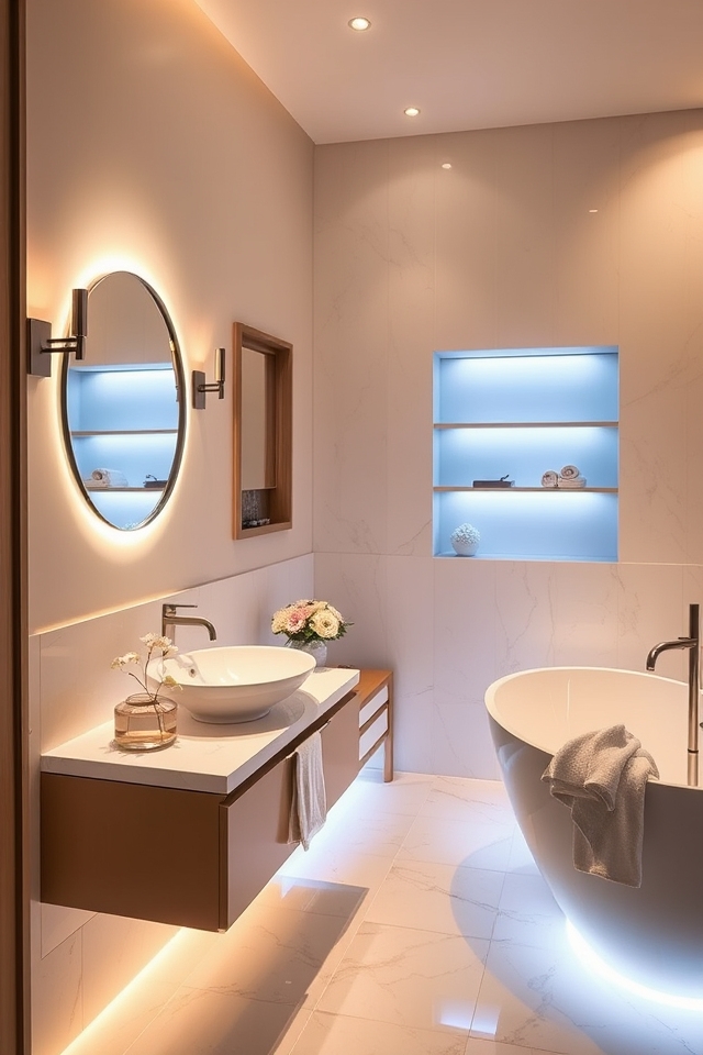warm atmosphere with lighting