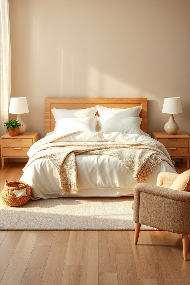 warm beige almond retreat