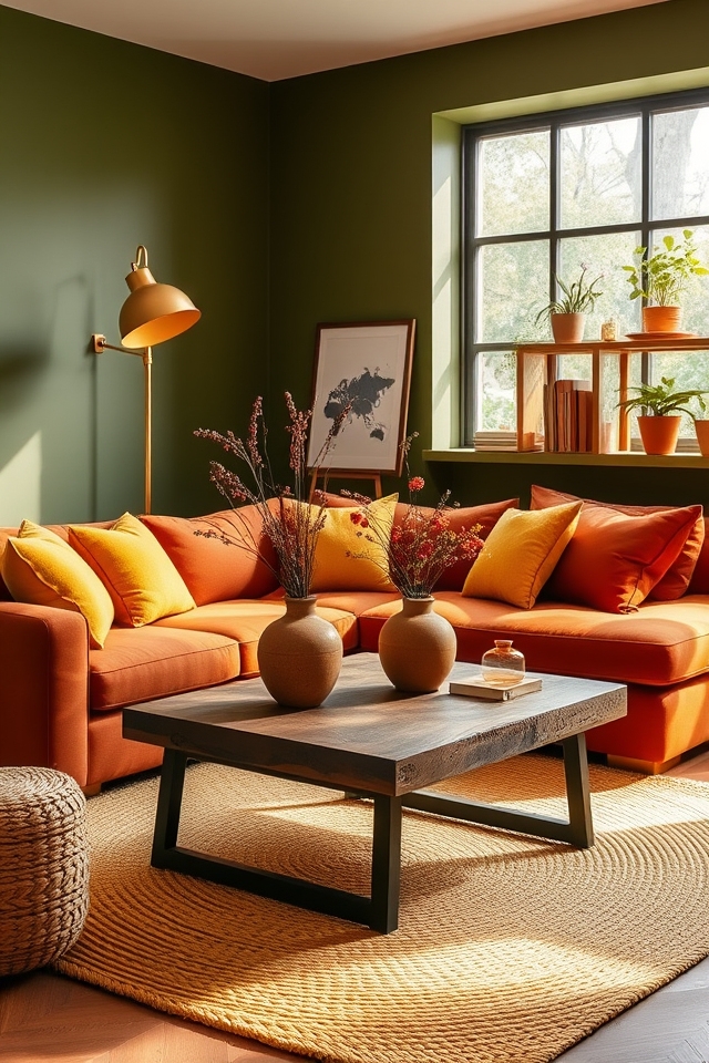 warm earthy color palette