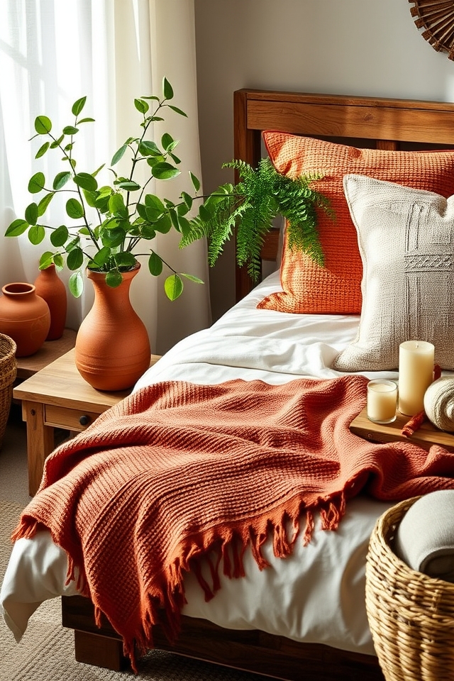 warm rustic terracotta accessories