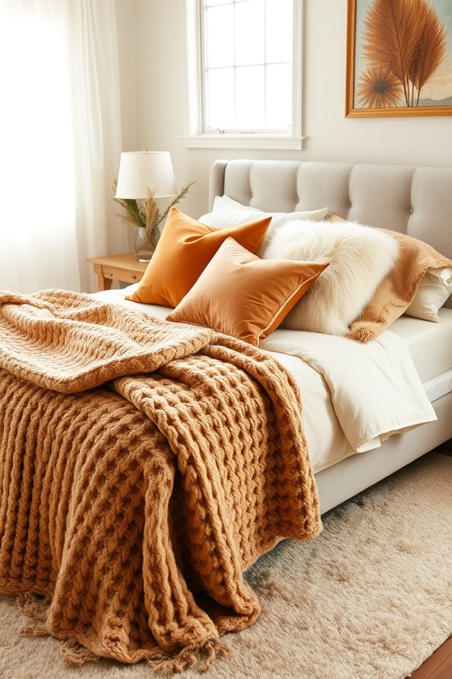 warm textured caramel layers