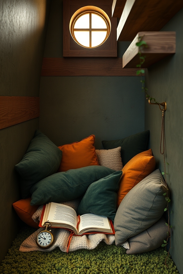 whimsical cozy rabbit nook
