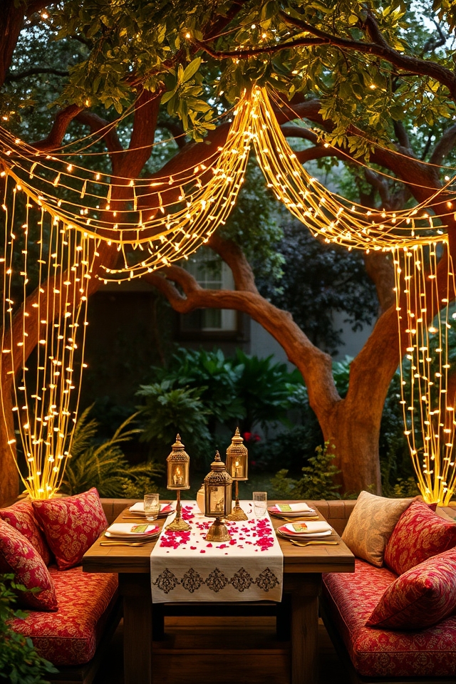 whimsical fairy lights decor