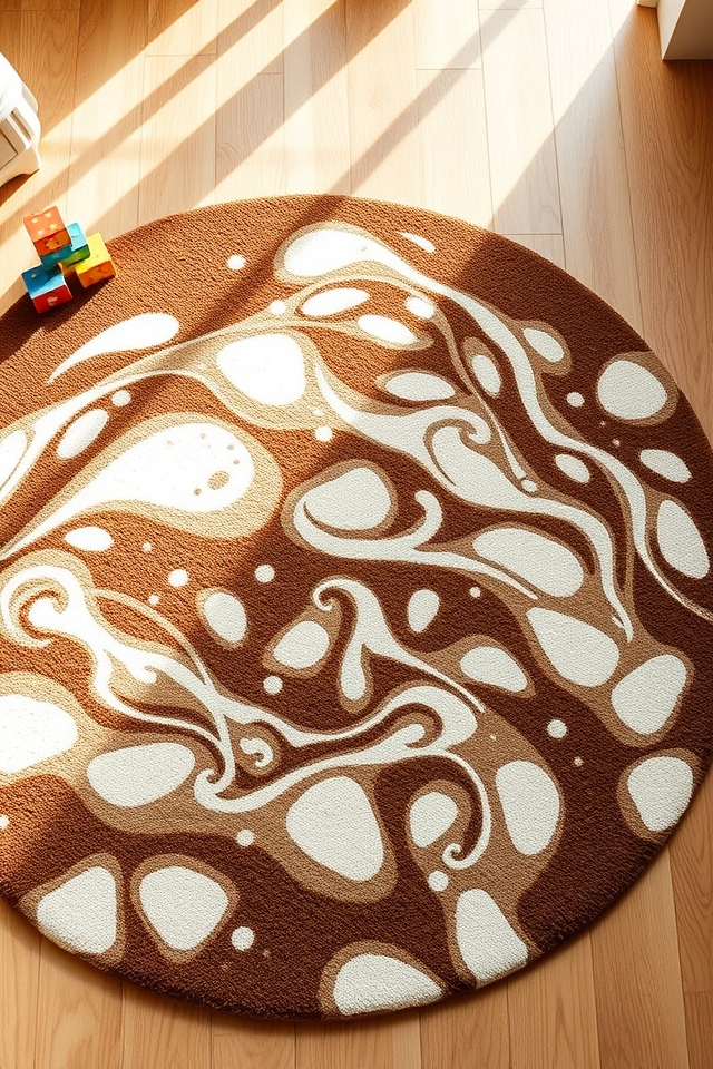 whimsical rocky road rugs