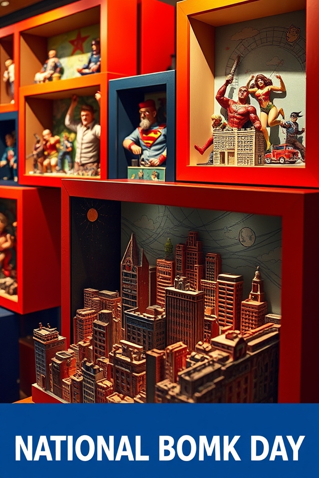 3d comic shadow boxes