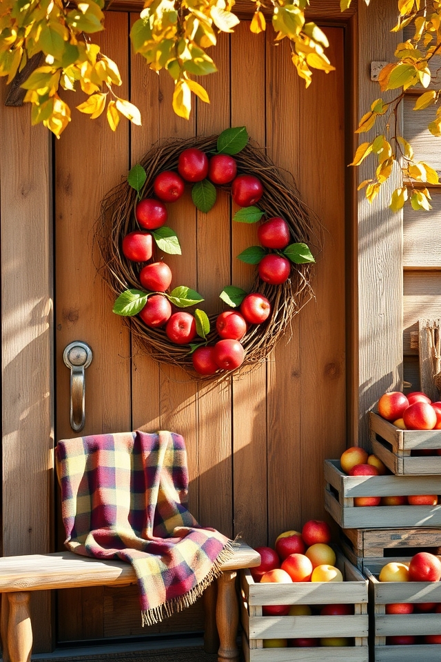 apple wreaths for fall
