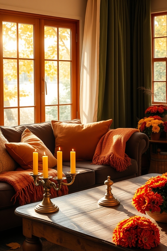 autumn earthy tones decor