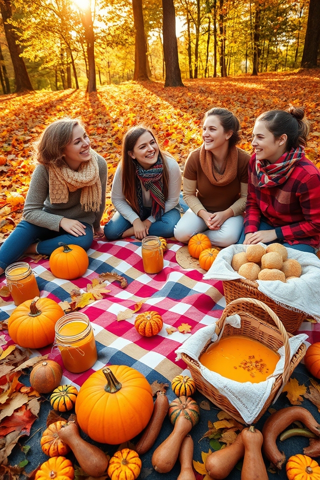 autumn harvest potluck picnic