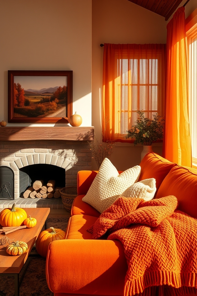 autumn inspired cozy decor